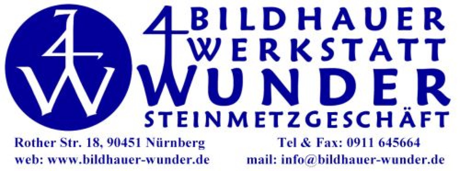 Bildhauerwerkstatt WUNDER Logo