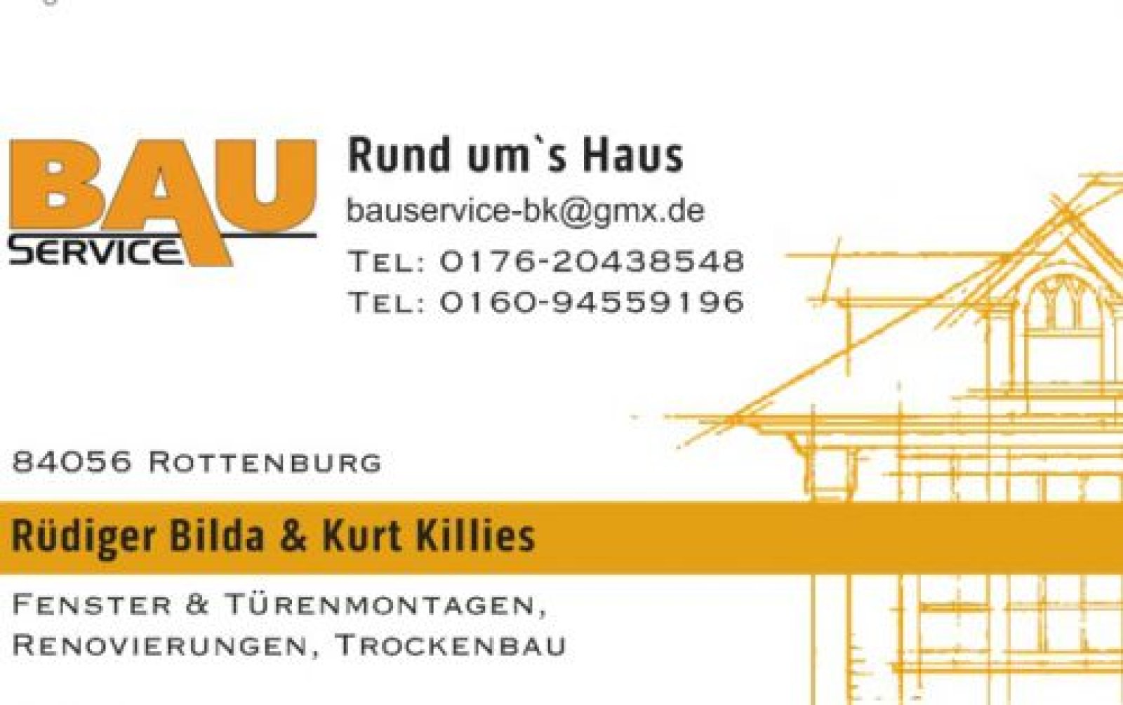 BAU-Service - Fenster & Türenmontagen Logo