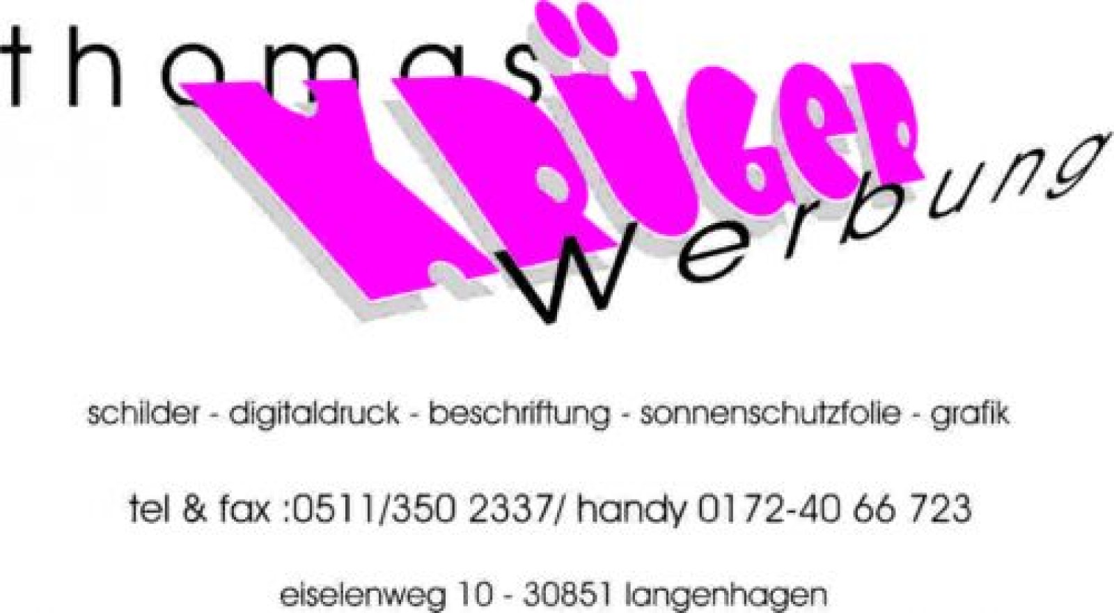 KRÜGER WERBUNG Logo