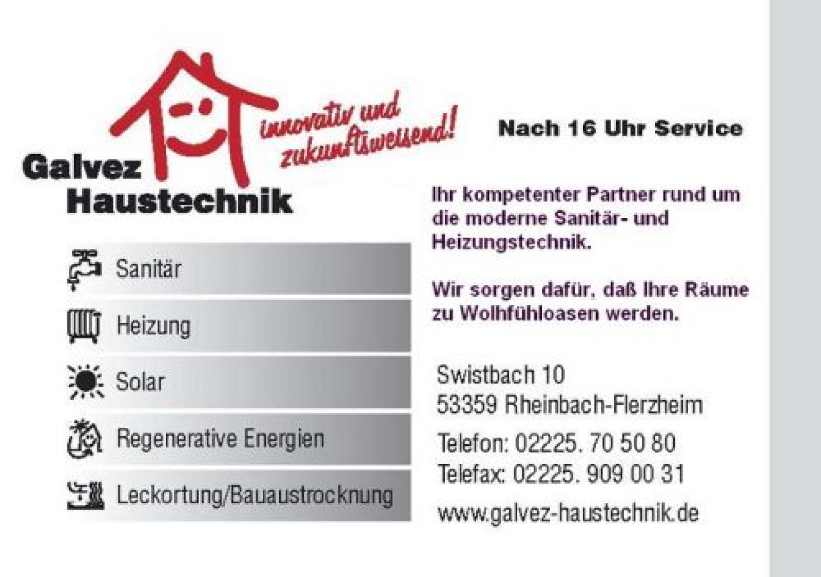 Galvez Haustechnik Logo