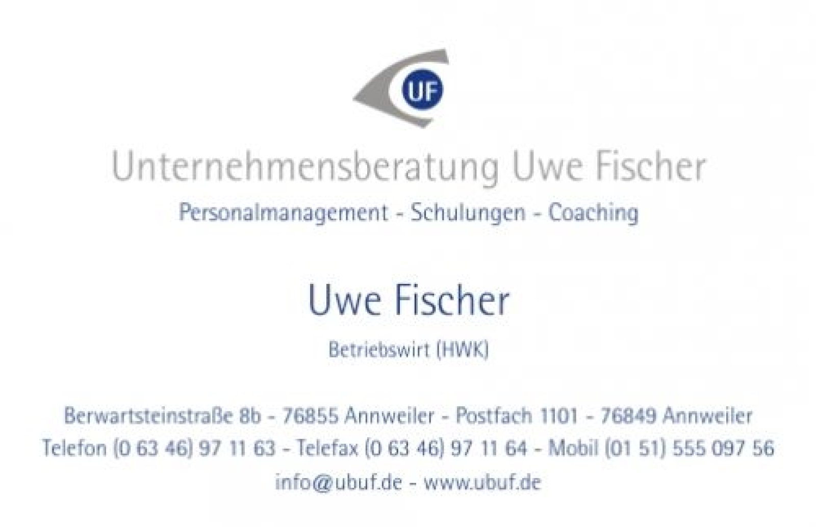 Unternehmensberatung Fischer Uwe Logo