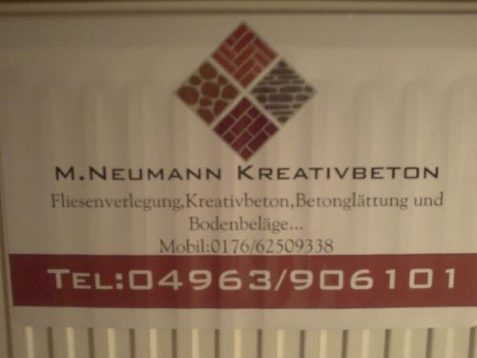 M.Neumann Kreativbeton Logo