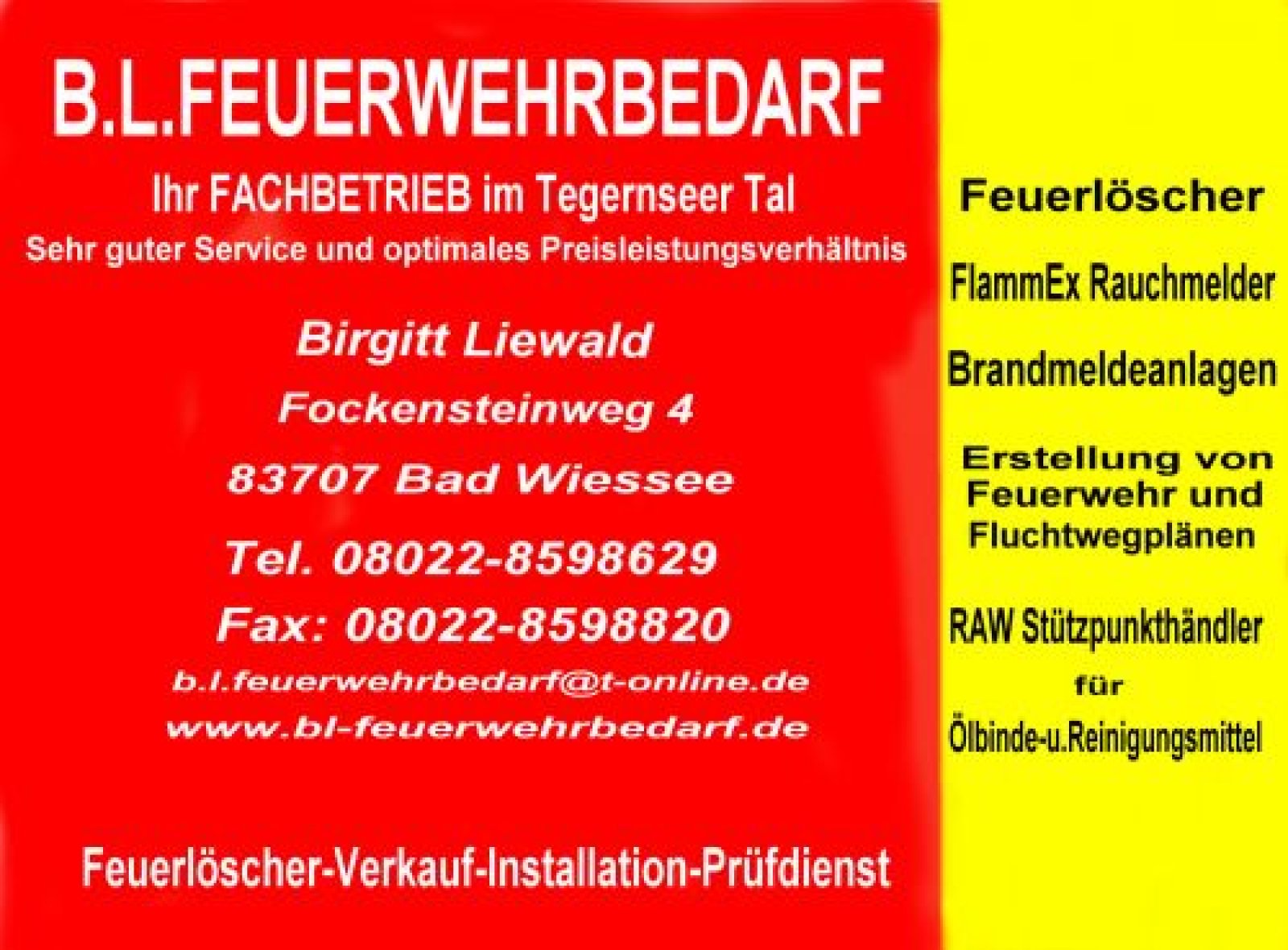 B.L.FEUERWEHRBEDARF Logo