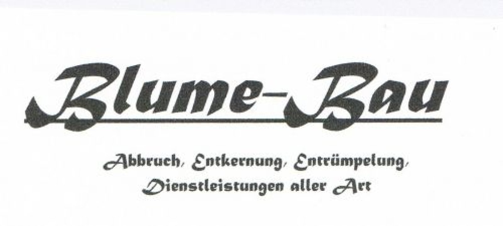 Blume-Bau Logo