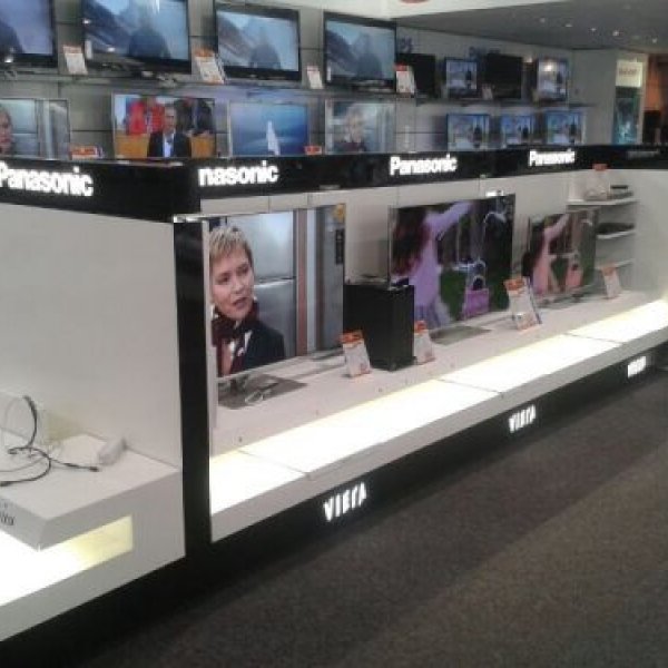 Instoreconcept: Einrichtung für Panasonic.