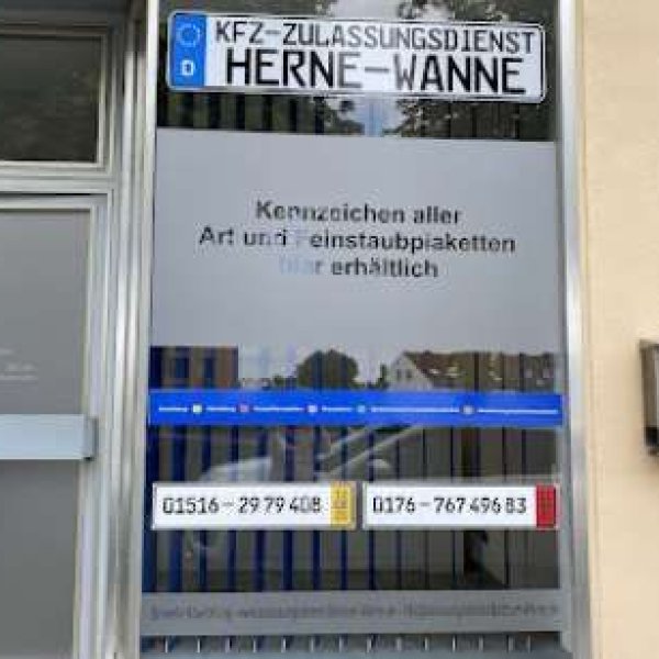 KFZ Zulassungsdienst Herne-Wanne: 1