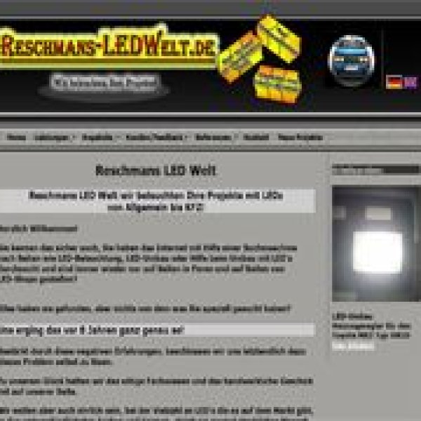 Webcompany-kw: www.reschmans-ledwelt.de