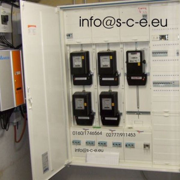 S-C-E-Schmidt: Zählerstation erneuert, Photovoltaik eingespeist