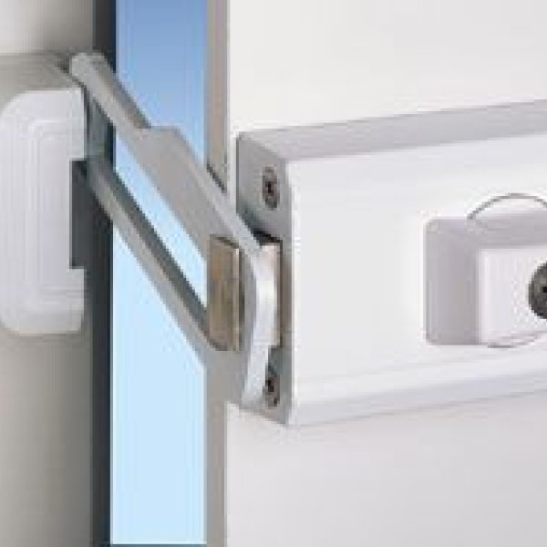 Sicherheitstechnik Dicken: Zusatzt?rschloss mit oder ohne Sperrb?gel