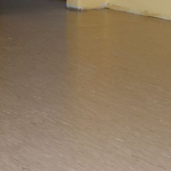 Geb: Gleicher Belag Linoleum nach der Aufarbeitung T...