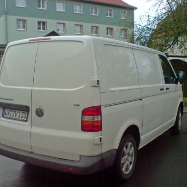 Kleintransporte Manfred Tiebel: Rückansicht