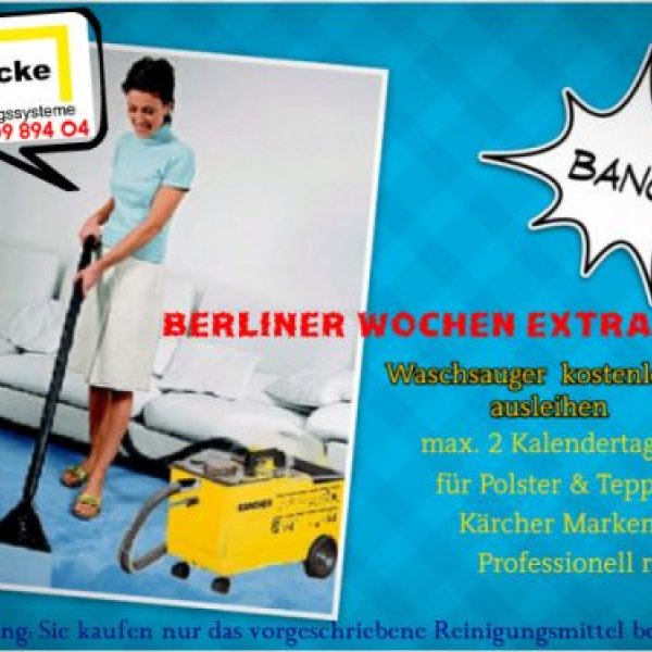 Lücke Reinigungssysteme: Kostenlos mieten... Sie bezahlen nur das Reinig...