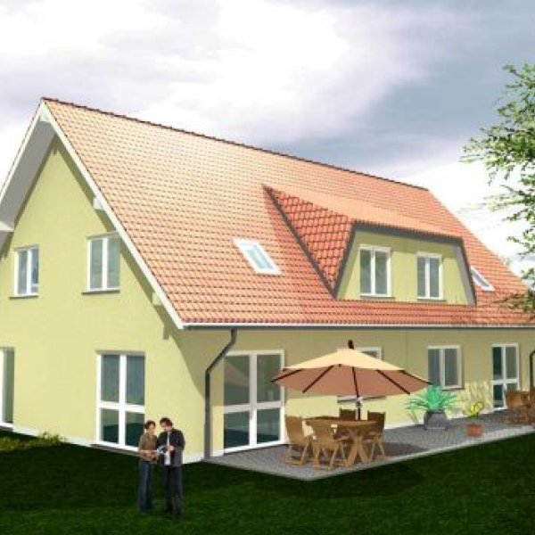 BauDesignD: Visualiserung Doppelhaus