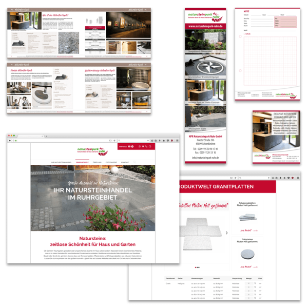 gehrmann Beratung und Design: Mediendesign & Webdesign für Natursteinhändler