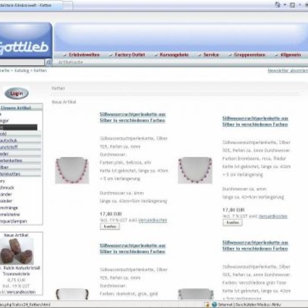 AMM: E-commerce Plattform frü den Verkauf von Edels...