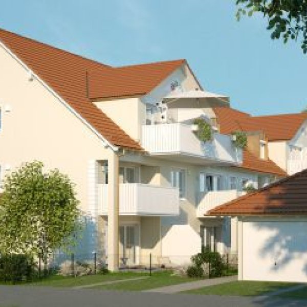 Plankosmos Architekturvisualisierung GmbH: Immobilienvisualisierung eines Mehrfamilienhaus...