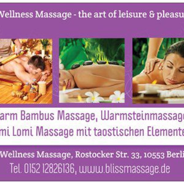 Wellness Massage: Unser Angebot