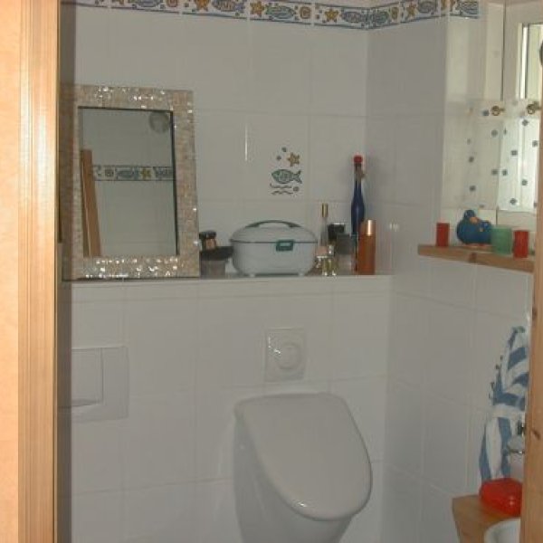 F-Consulting: Kleines Gäste-WC mit Urinal und Maßeinbau Was...