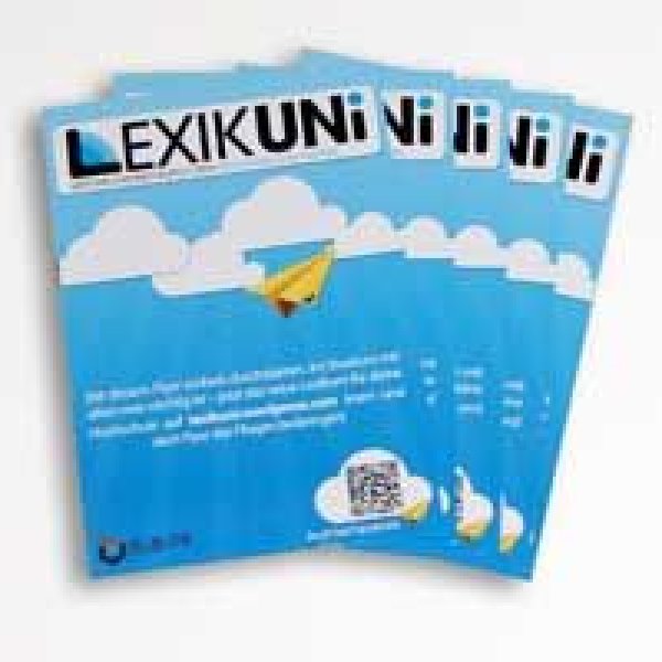 Baptista-Design: Flyer für das Lexikuni
