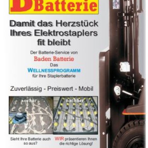 IG-design: Serviceprospekt Industriebatterien in Baden Gmb