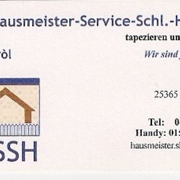 Hausmeister.Service-Schl.-Holstein>tapezieren und mehr....: 